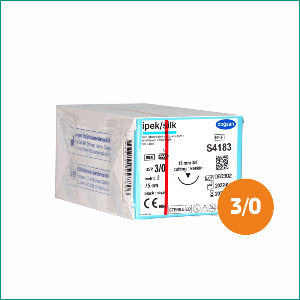Doğsan İpek 3/0 Emilemeyen Sütur