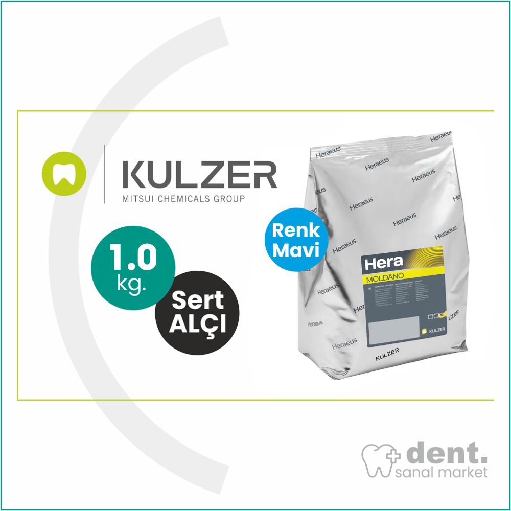 KULZER Moldano / Sert Alçı 1 Kg / Mavi