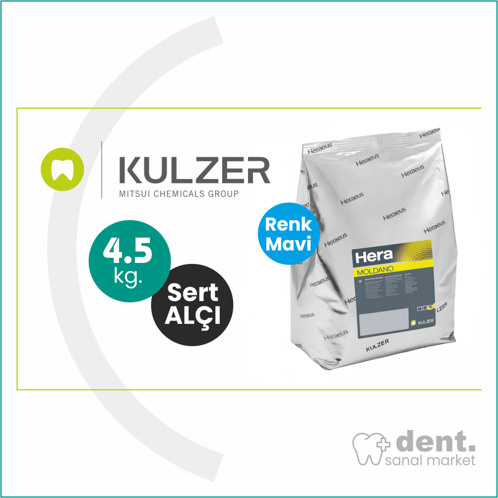 KULZER Moldano / Sert Alçı 4.5kg - Mavi