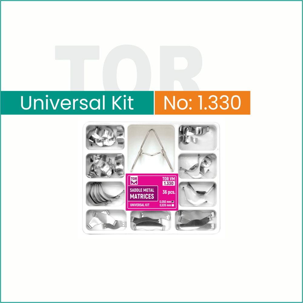 TOR Saddle Metal Matriks Evrensel Set / No: 1.330
