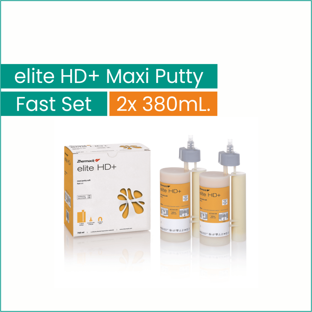 ZHERMACK ELITE HD+ Maxi Putty Soft / Fast Set 2x 380mL.