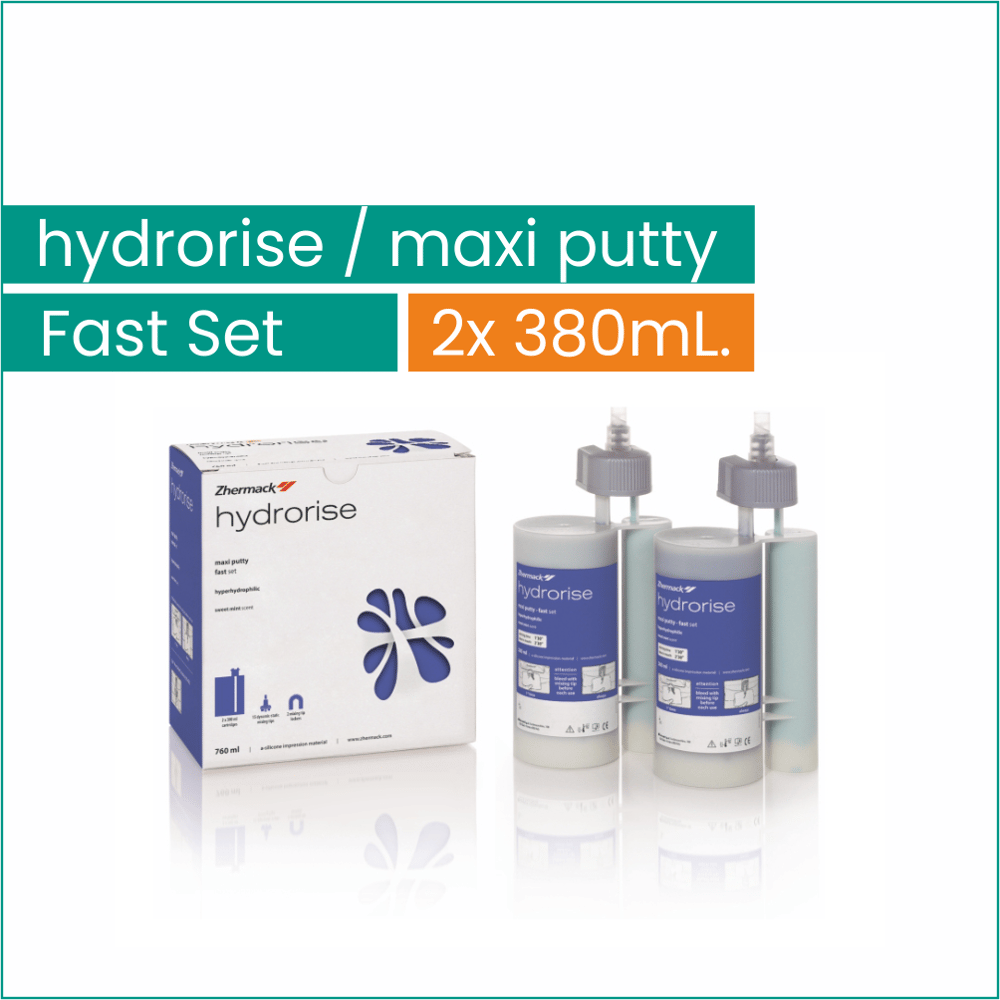 ZHERMACK Hydrorise Maxi Putty Fast Set - 2x380 ml
