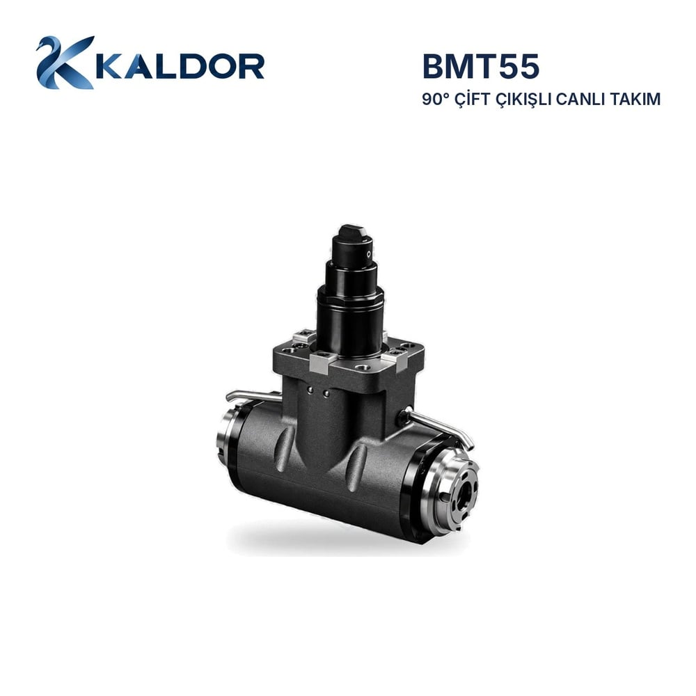 BMT55 90° Çift Çıkışlı Canlı Takım