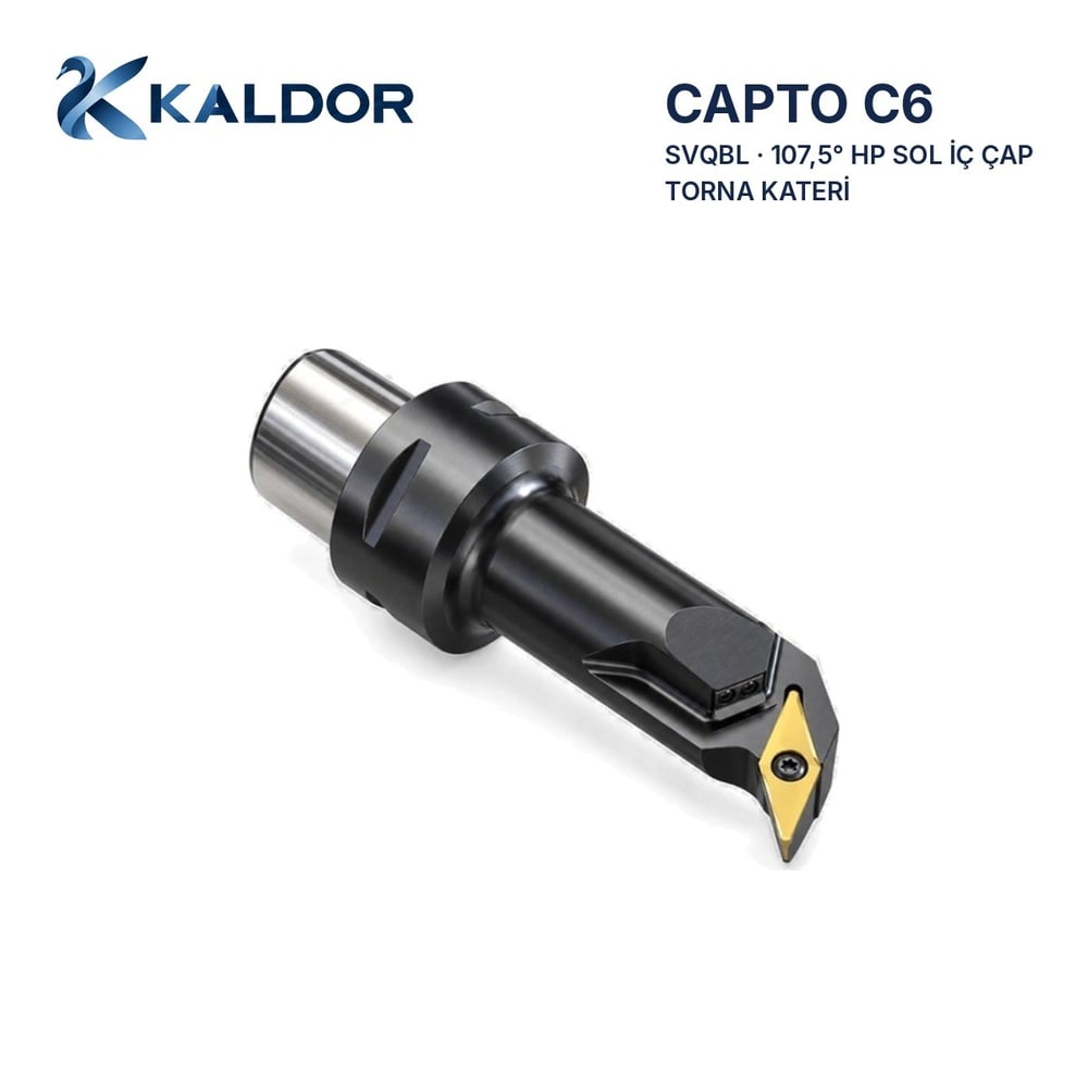 Capto C6 SVQBL 107,5° HP Sol İç Çap Torna Kateri (Bora Barı)