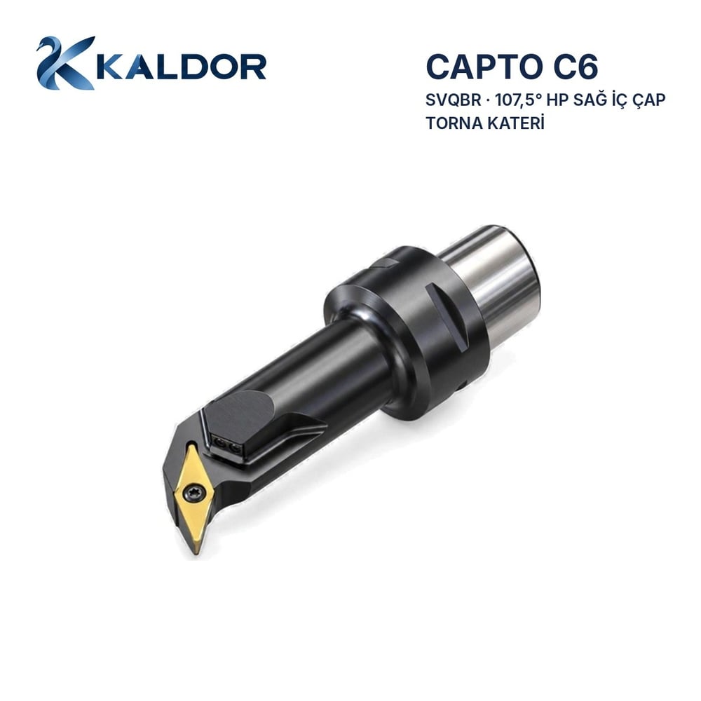 Capto C6 SVQBR 107,5° HP Sağ İç Çap Torna Kateri (Bora Barı)
