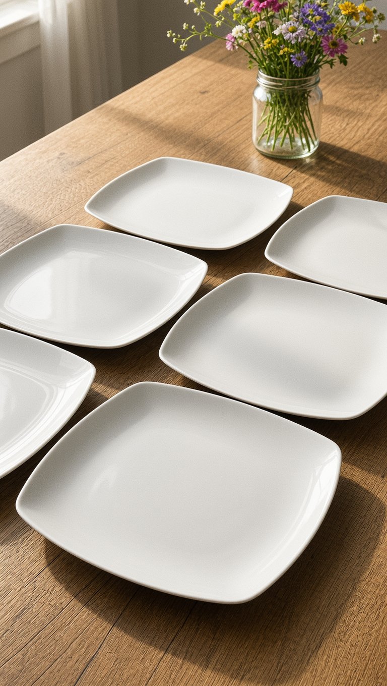 PORSELEN 20 CM TATLI TABAĞI (6 ADET )