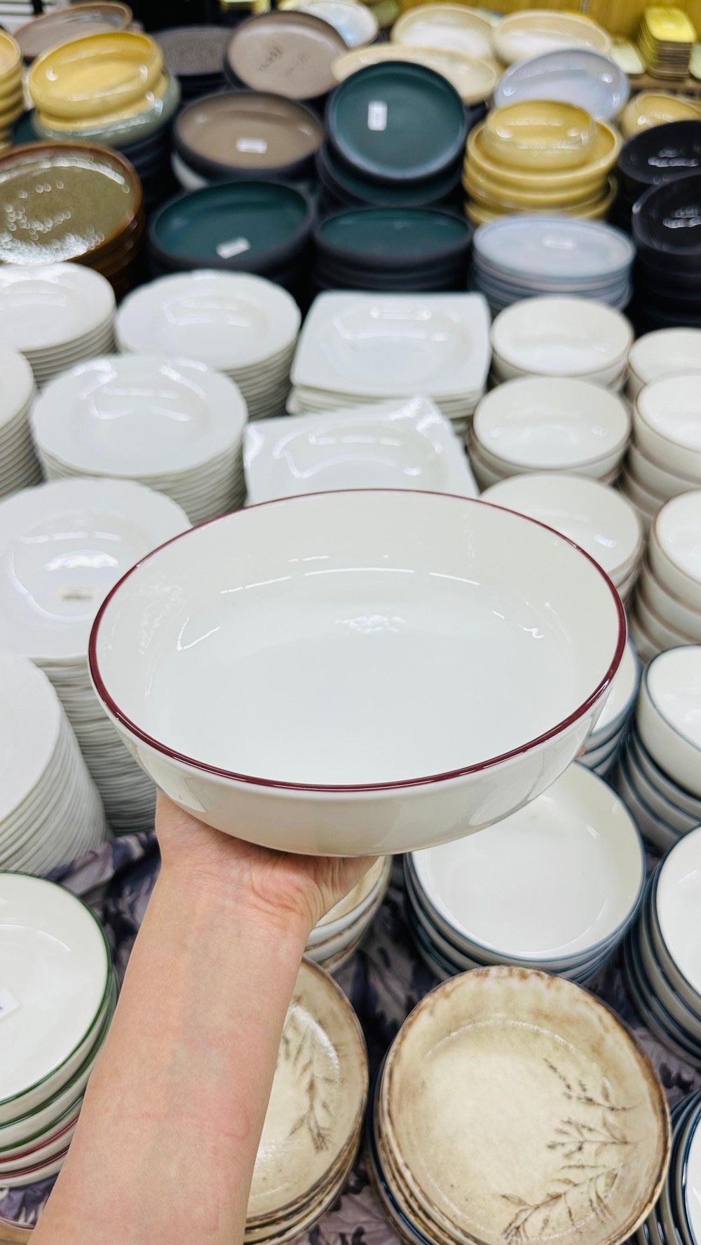 PREMİUM PORSELEN 16 CM 6'LI YEMEK TABAĞI
