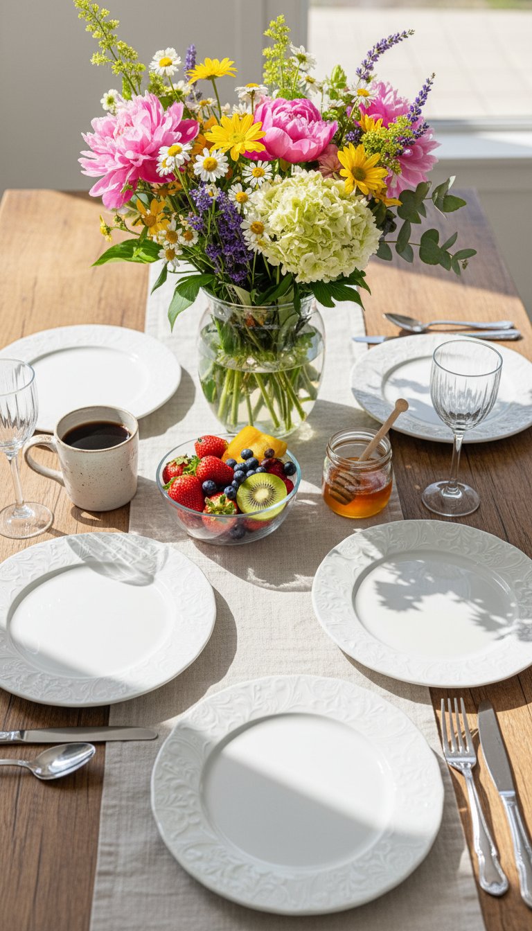 PREMİUM PORSELEN 25CM SERVİS TABAĞI  (6 ADET)