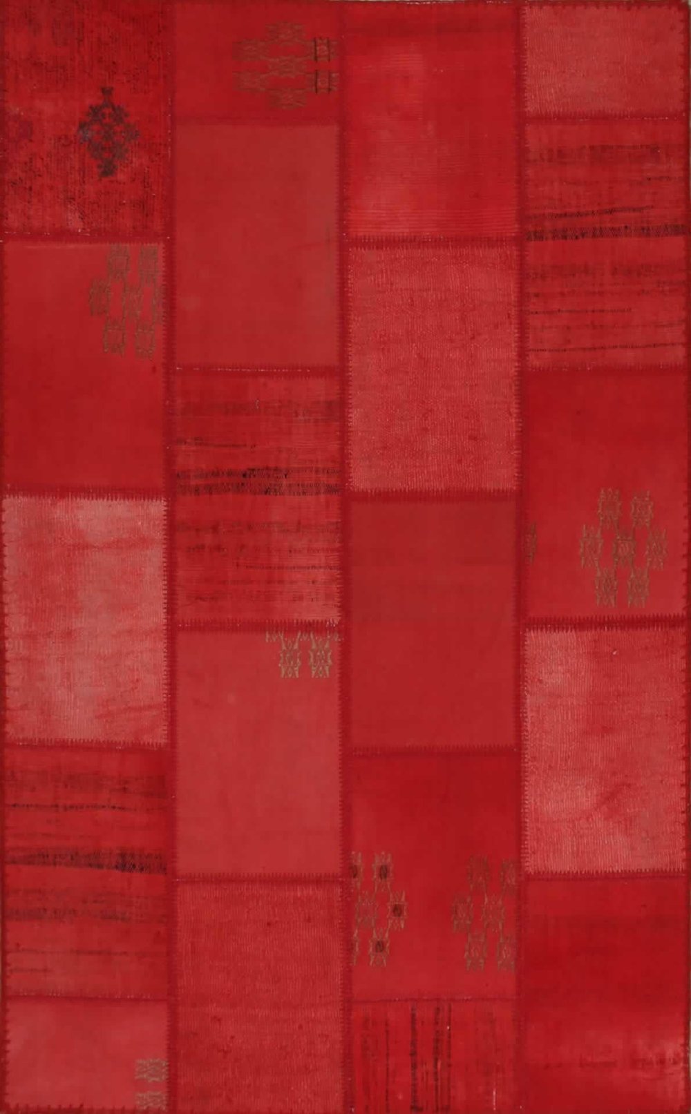 Geleneksel Kendir Patchwork Kilim