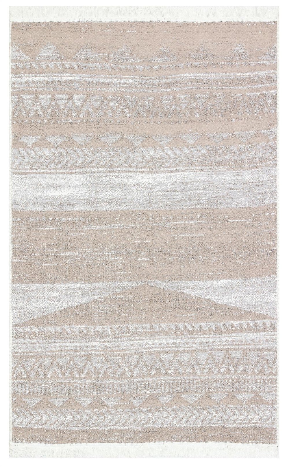 Yıkanabilir Çift Taraflı Modern Desenli Dokuma Kilim