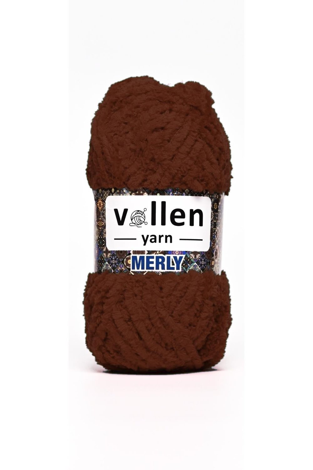 MERLY Peluş Örgü İpi 100 g – Ana Kuzusu Kadife İp, Yumuşak İp, Bebek Battaniye İpi, Amigurumi İpi, Atkı Bere Hırka Şal İçin,Kahverengi