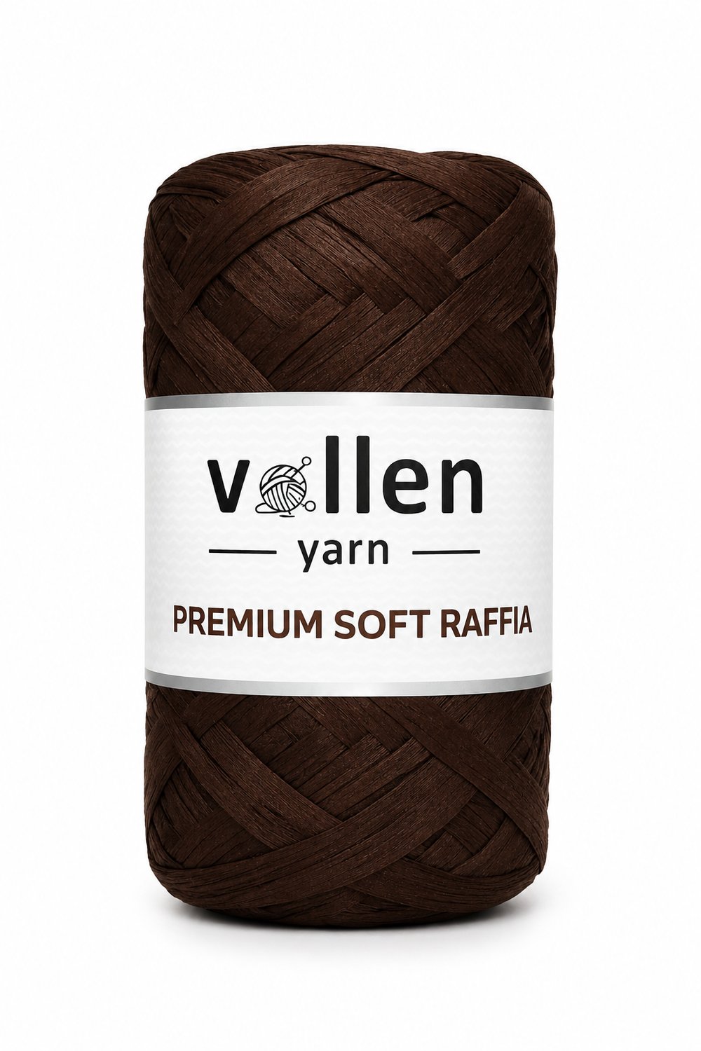 Premıum Softy Rafya, Polyester Yumuşak Rafya İp ,Kahve