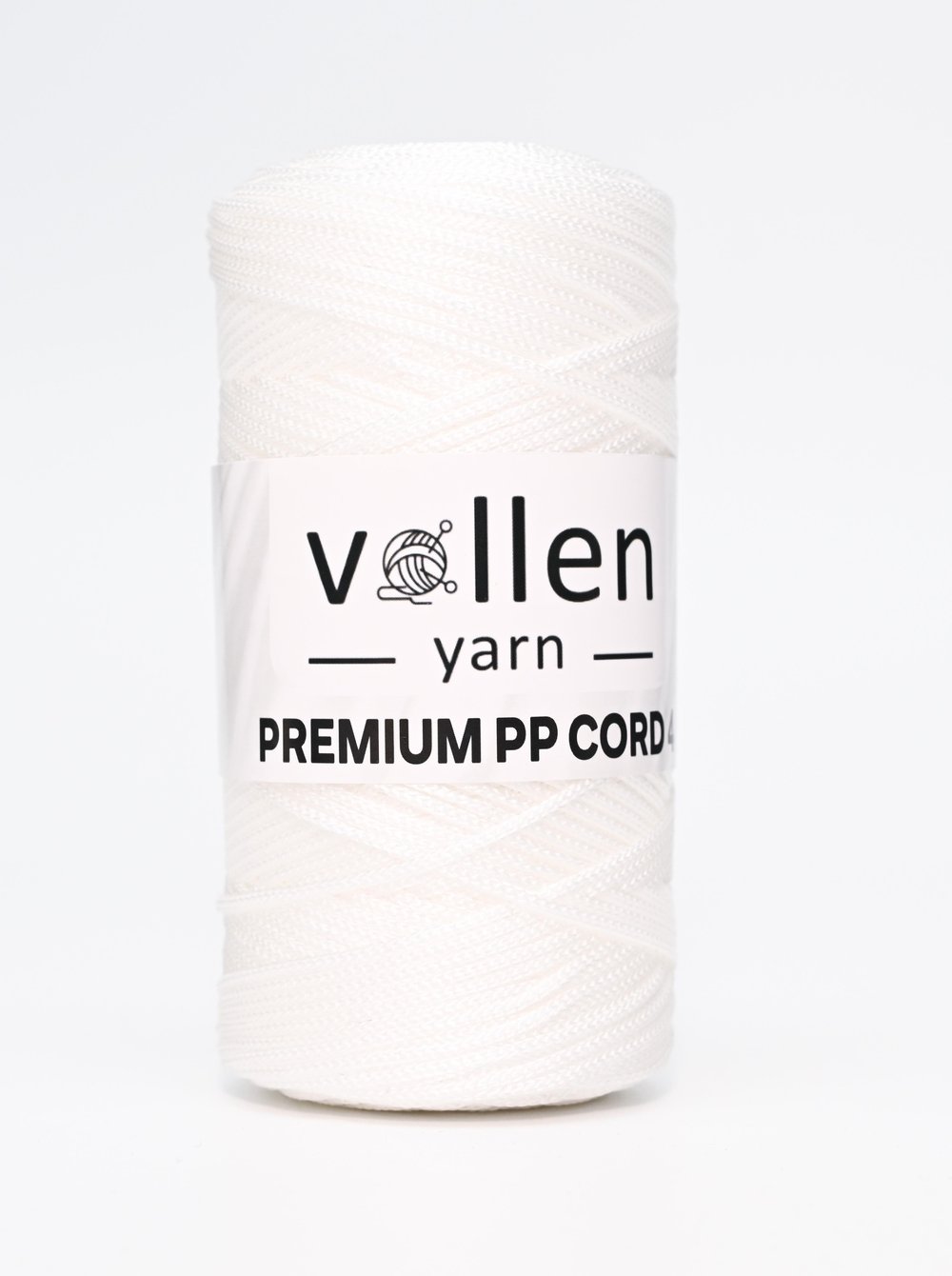 Vollen Yarn 2mm Polyester Makrome İpi 200 Gr 230 Mt,Beyaz