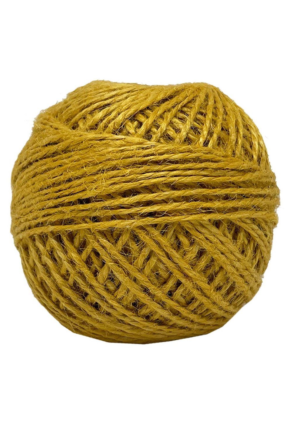 Vollen Yarn  Jüt İpi, Hasır Ipi, Çuval Ipi, Kırnap Ipi, Süsleme Ipi Kendir Ipi 100 Gr 100 metre,Hardal