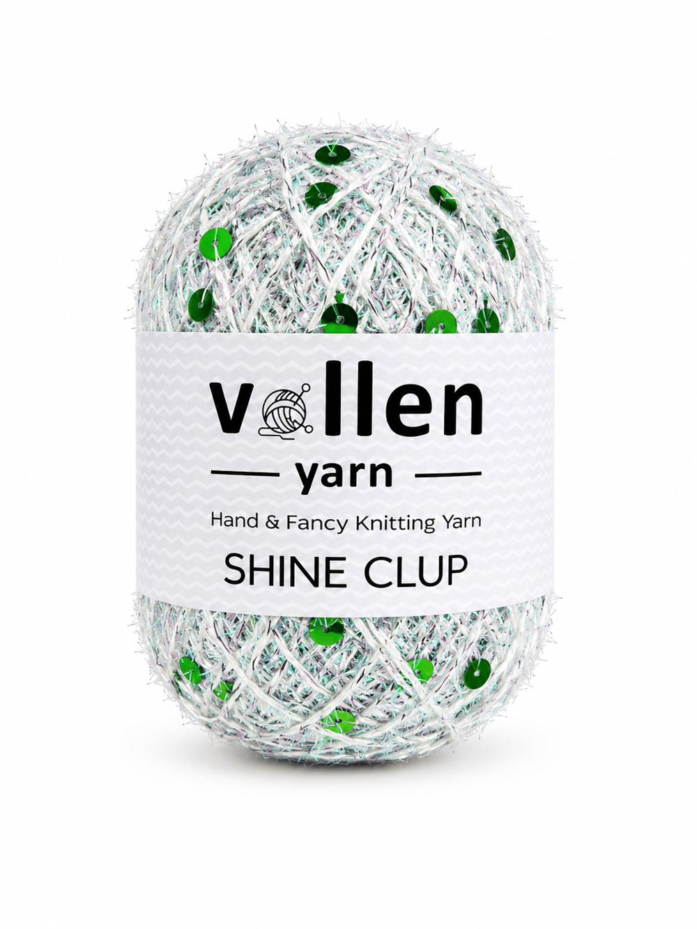 Vollen Yarn Shine Clup Simli Pullu El Örgü İpi 50 gr 150 m Polyester Tığ ve Şiş İpi Çanta Aksesuar İpi, 5005