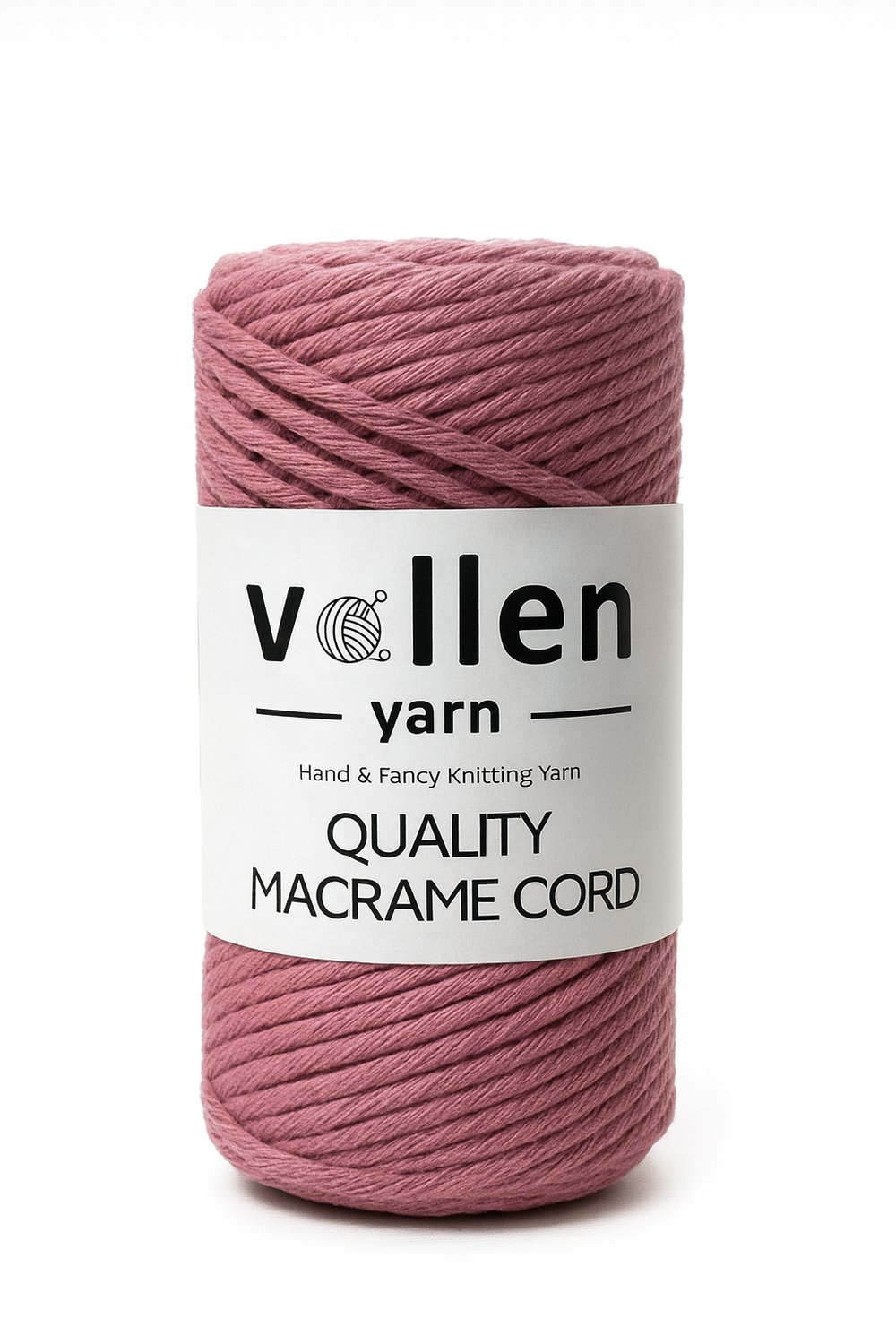 Vollen Yarn Taranan Makrome Ipi 3mm Taranabilir Pamuk Makrome Ipi Makrame Ipi ,GÜL KURUSU