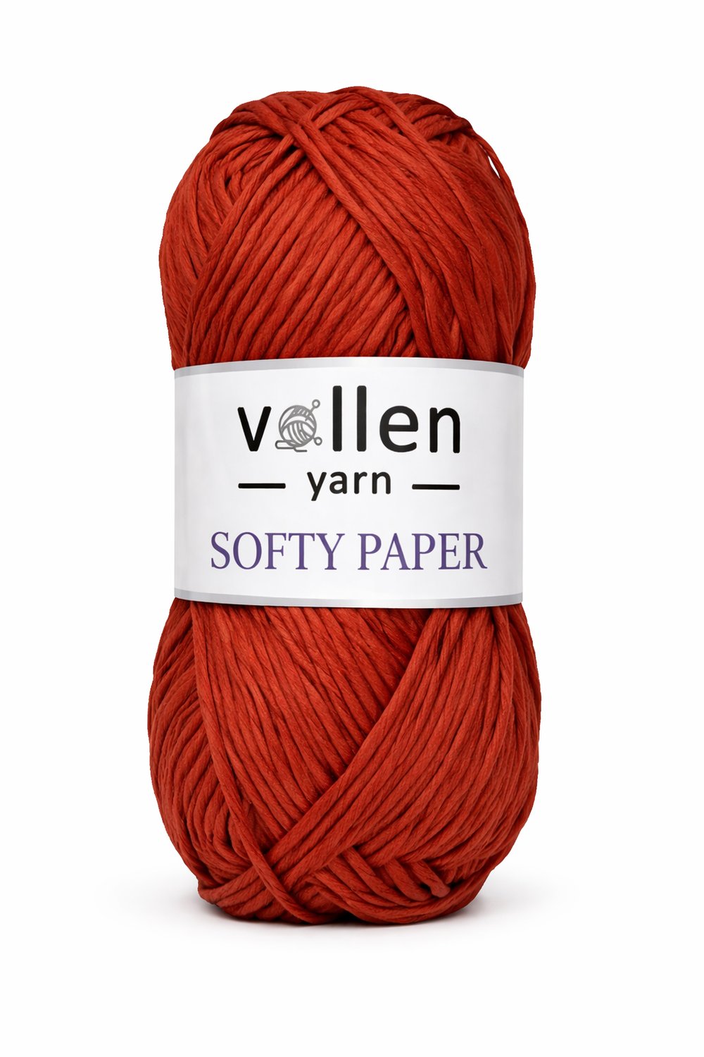 Vollen Yarn yumuşak rafya kagit ip,hobi ipi,tığ işi,el örgü ipi,çanta,supla ve şapka ipi,KİREMİT