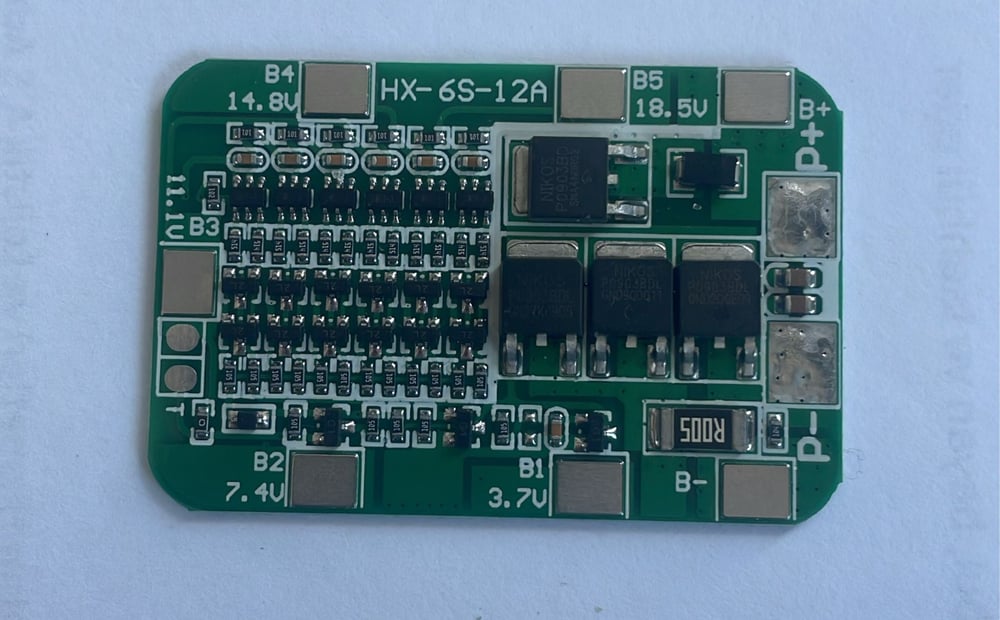 6S 12A BMS 18650 Lityum Pil Şarj Koruma Devresi