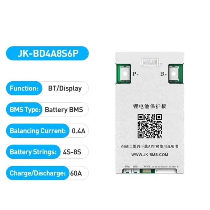 JK Smart BMS BD4A8S6P