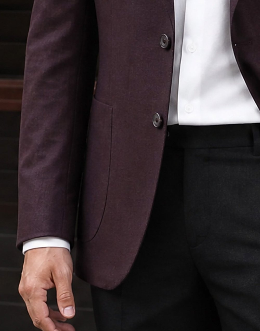 Elba Ceket | Bordo