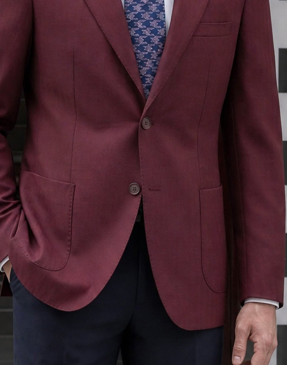 Elba Ceket | Bordo
