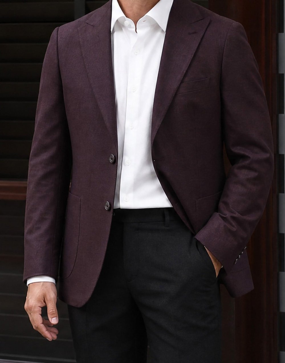 Elba Ceket | Bordo