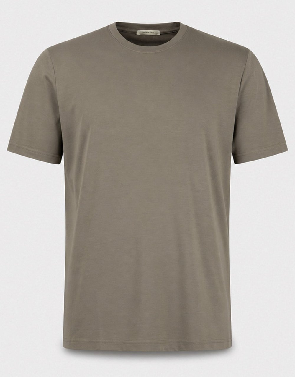 Erkek Bisiklet Yaka Tshirt Haki