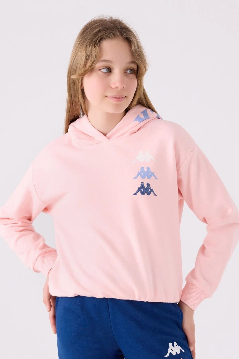 Kappa Kız Çocuk Sweatshırt Pembe
