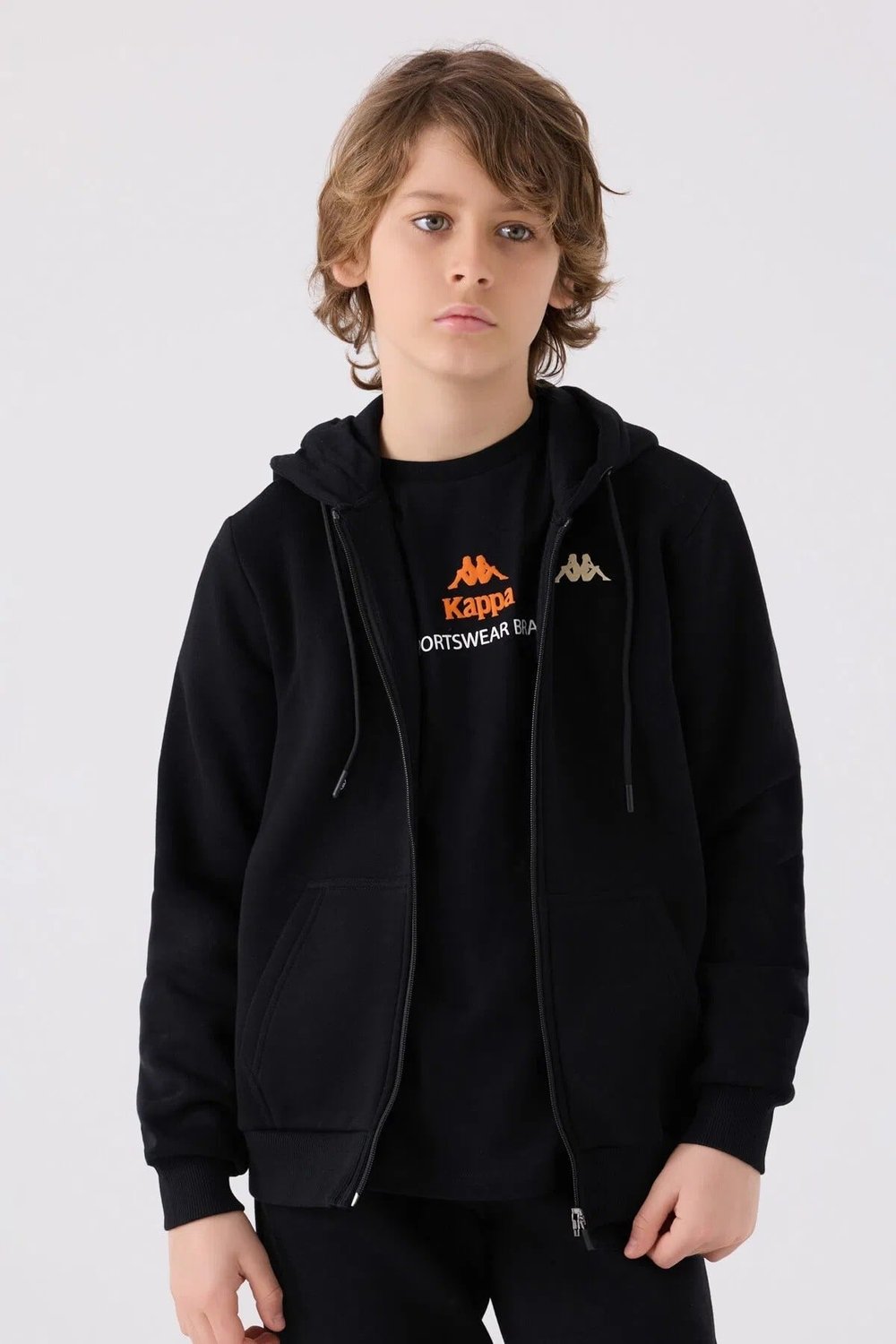 Kappa Unisex Sweatshırt Siyah