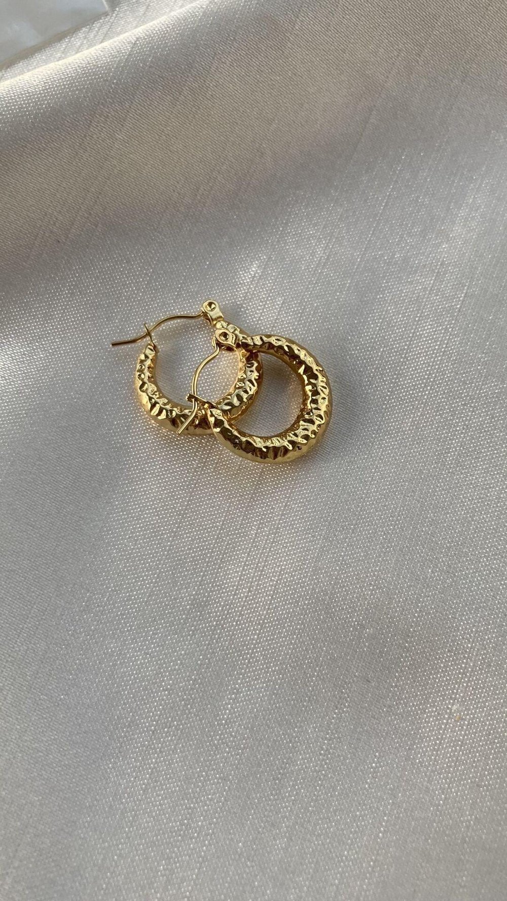 Desenli vintage halka küpe