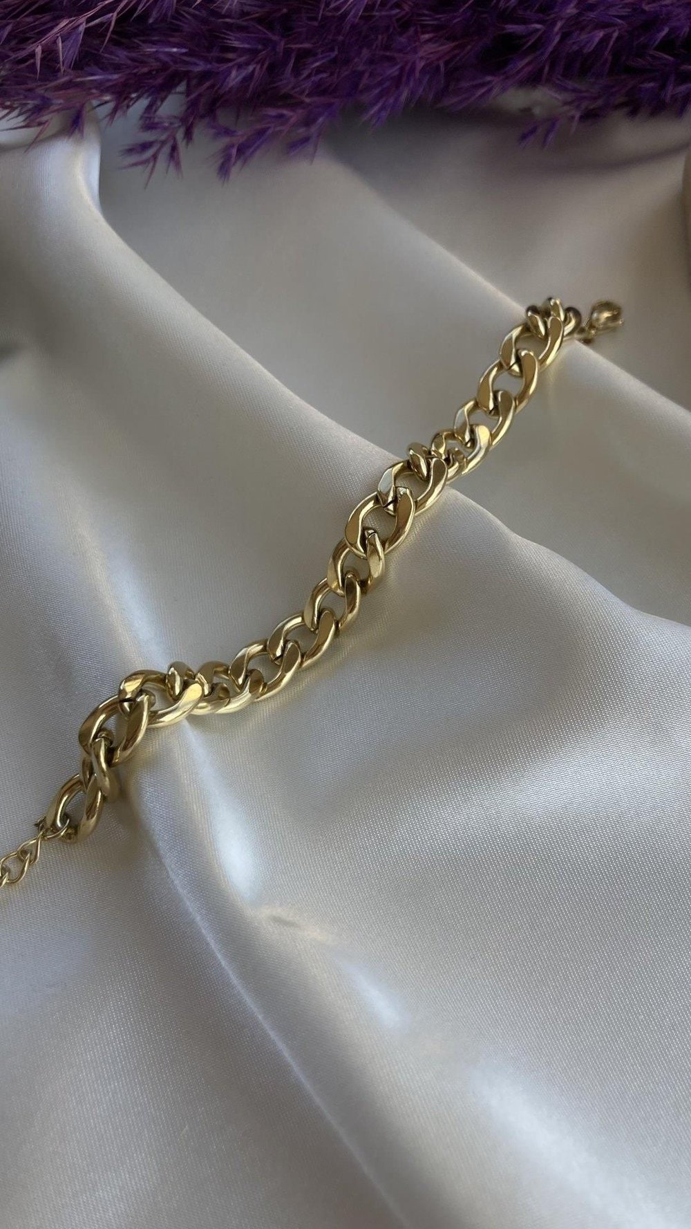Klasik gold bileklik
