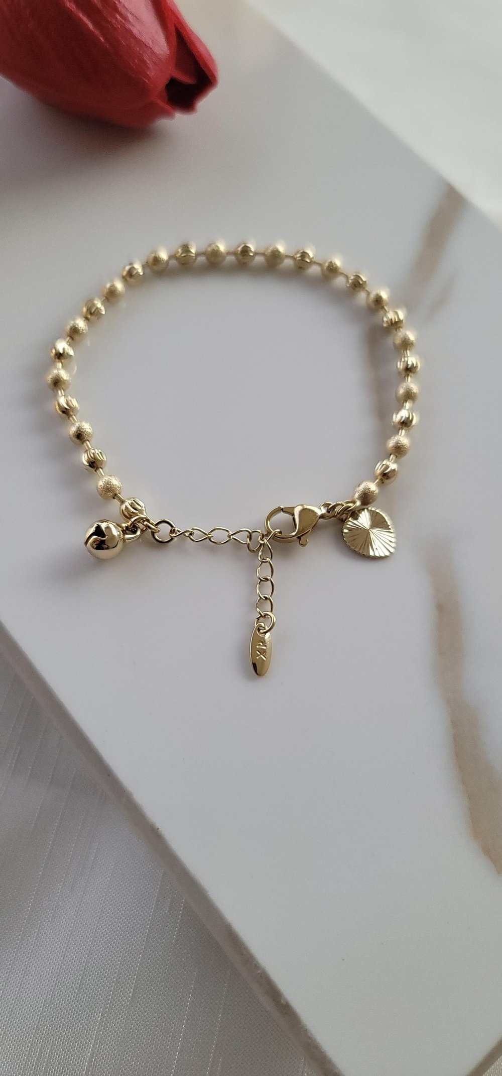 Xuping 14k dorika bileklik