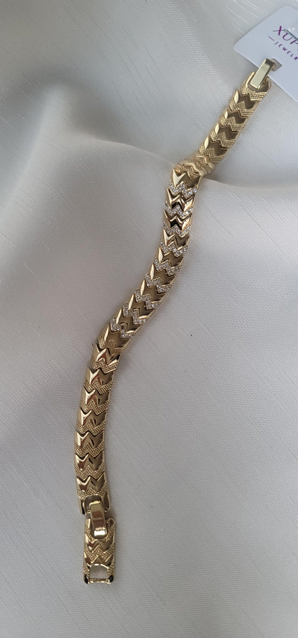 Xuping taşlı örgü bileklik