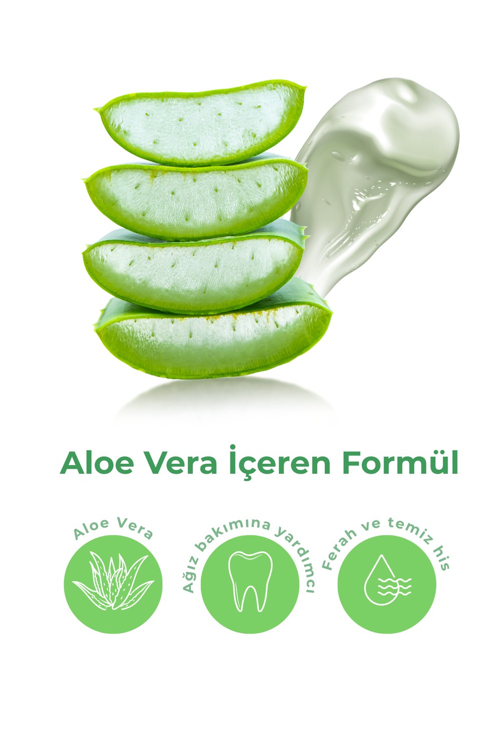 Bio Asia Aloe Vera Diş Macunu – Hassas Dişlere Uygun Yatıştırıcı & Doğal Temizlik 130 ml