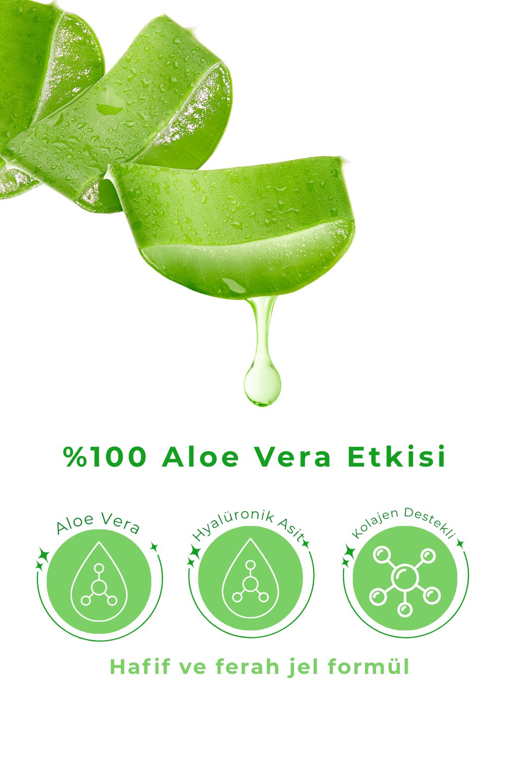 Bio Asia Aloe Vera Jel 250 ml – Cildi Yatıştırıcı, Nemlendirici & Onarıcı Jel Formül