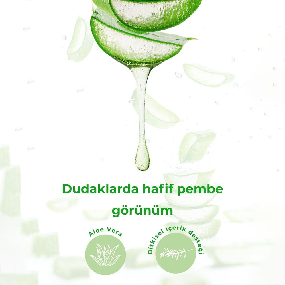 Bio Asia Aloe Vera Lip Stick – Nemlendirici & Doğal Parlaklık Veren Renkli Dudak Bakımı (Pembe)