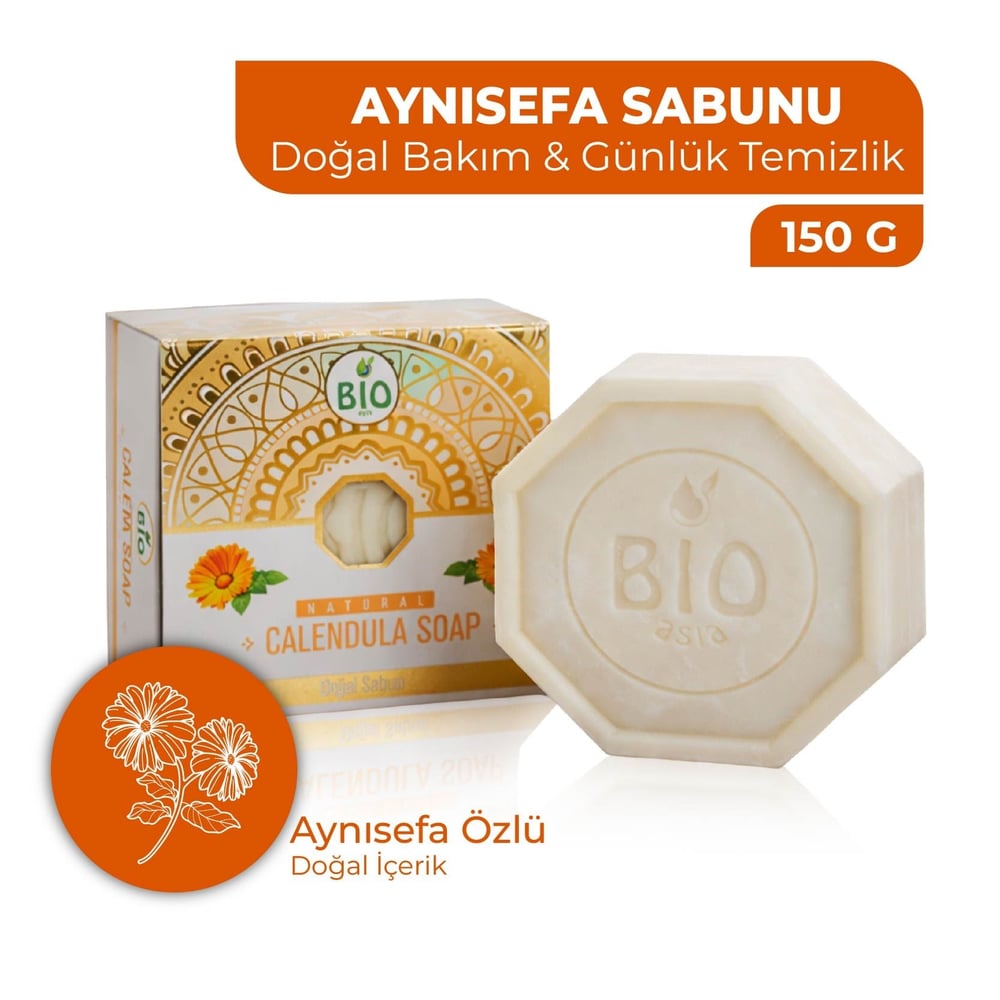Bio Asia Aynısefa Sabunu – Hassas Ciltlere Özel Yatıştırıcı Bitkisel Sabun 150 gr