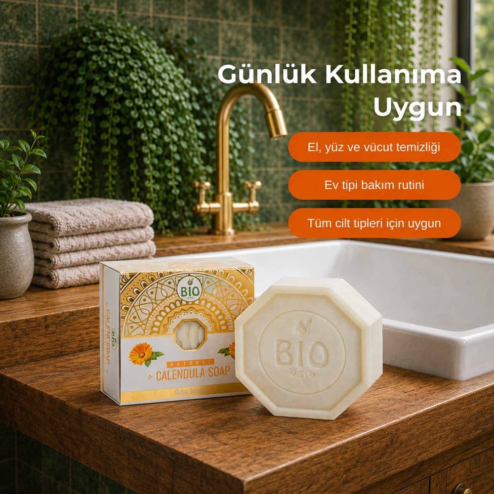 Bio Asia Aynısefa Sabunu – Hassas Ciltlere Özel Yatıştırıcı Bitkisel Sabun 150 gr