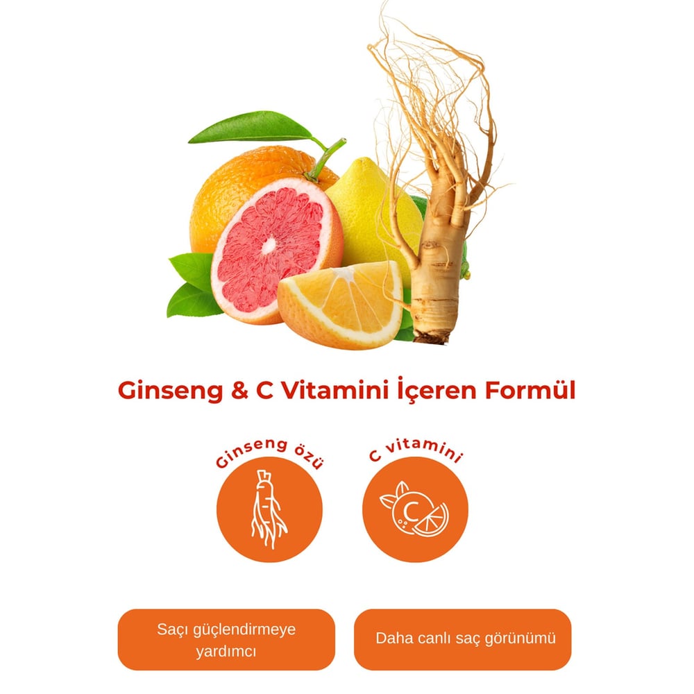 Bio Asia Ginseng Şampuan – Saç Dökülmesine Karşı Güçlendirici & Canlandırıcı Formül 400 ml