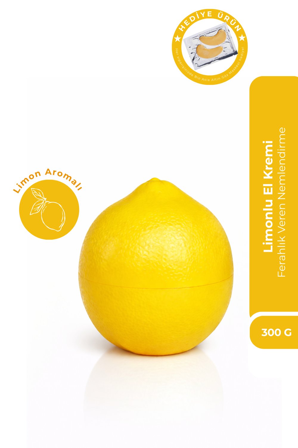 Bio Asia Limonlu El Kremi – Canlandırıcı & Ferahlatıcı El Bakımı 30 gr