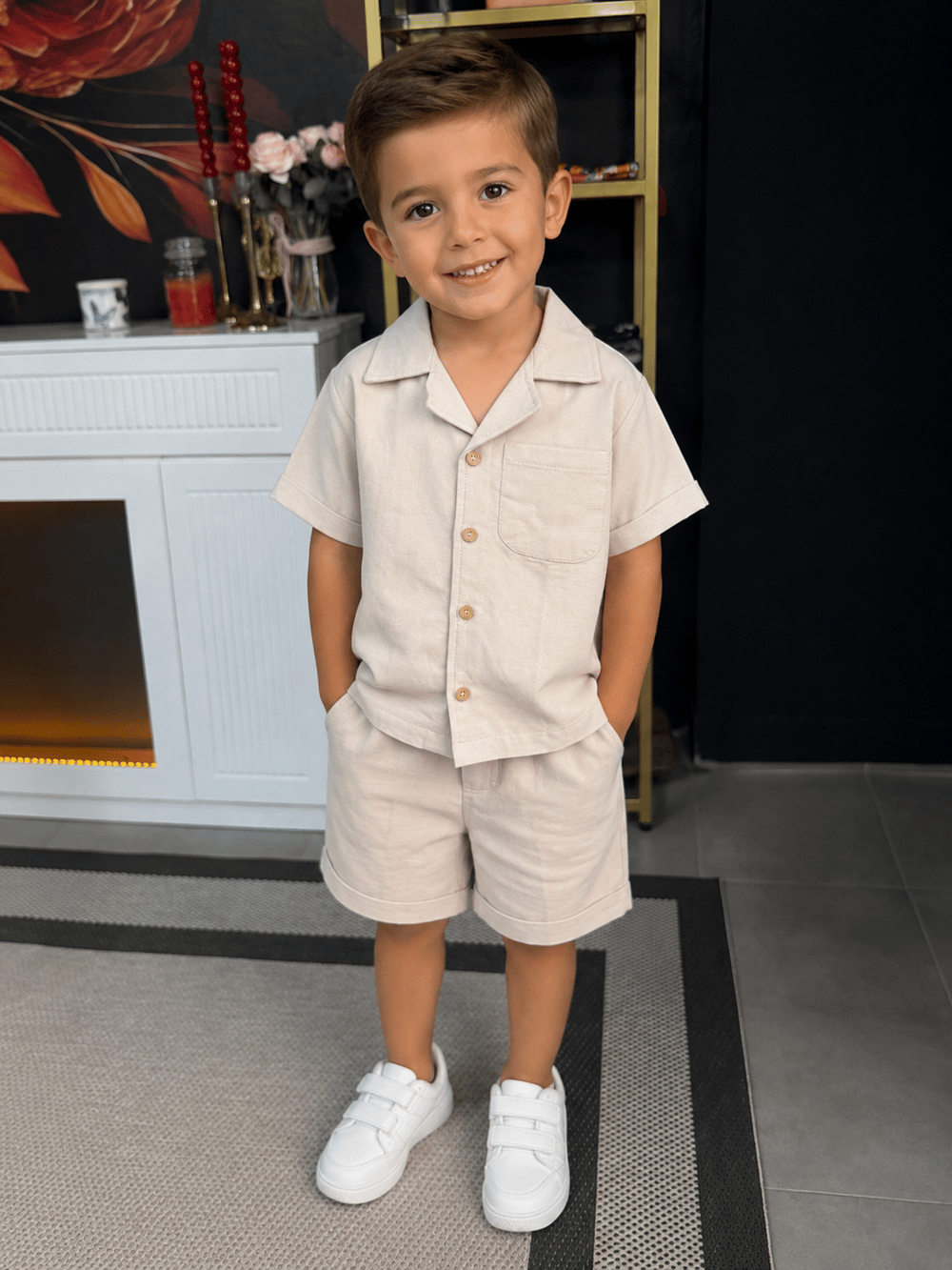 Bej Keten Takım
