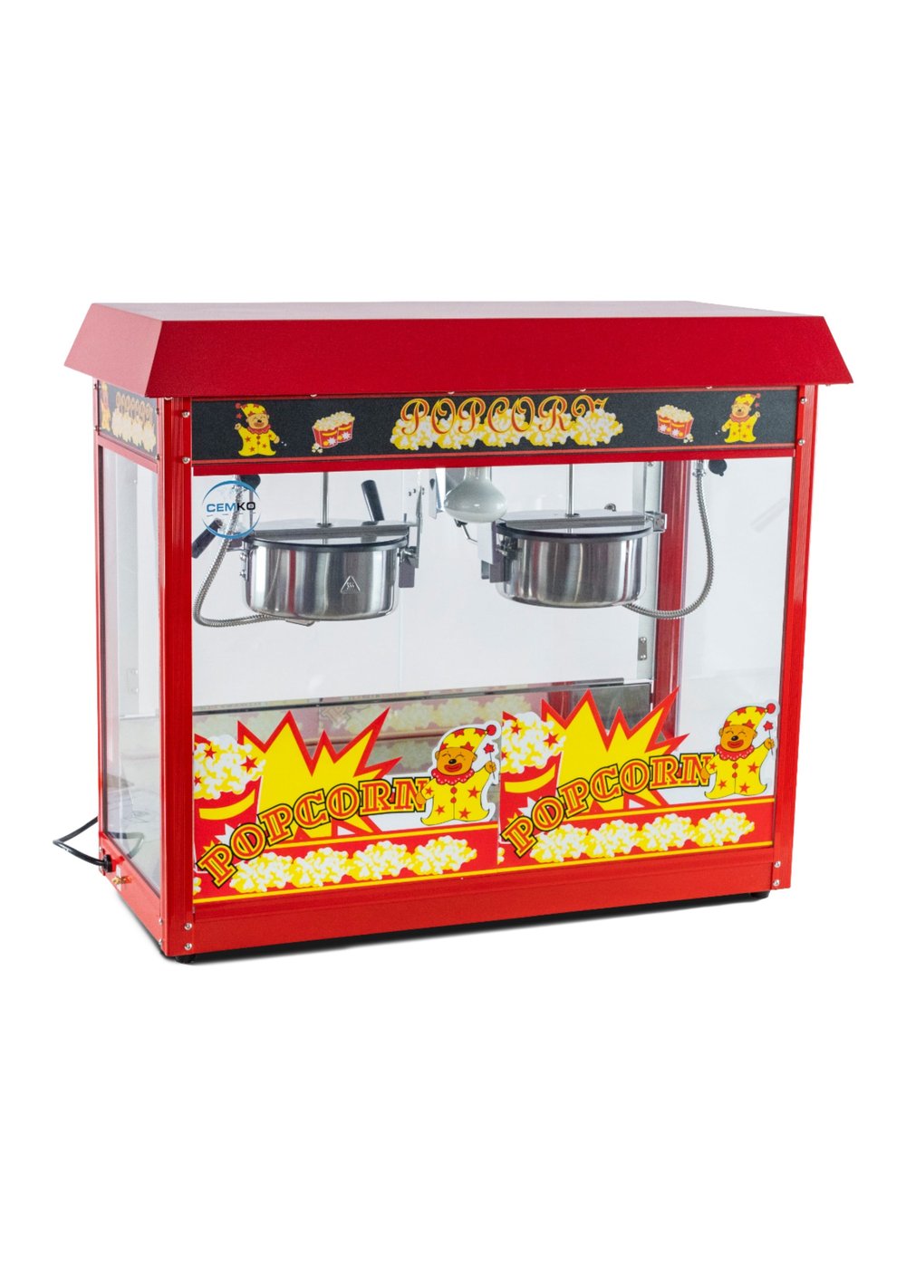 Çift Tavalı Popcorn Mısır Patlatma Makinesı  (Model Iğdır)