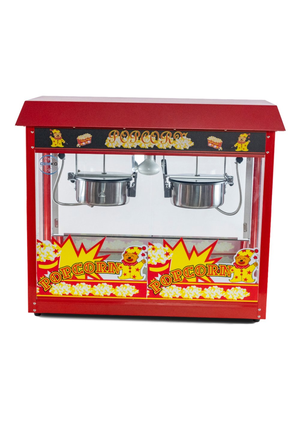 Çift Tavalı Popcorn Mısır Patlatma Makinesı  (Model Iğdır)