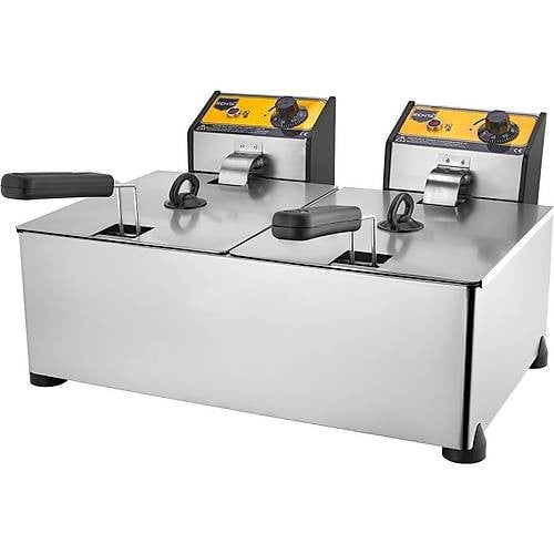 5+5 lt Çiftli Elektrikli Fritöz - R93