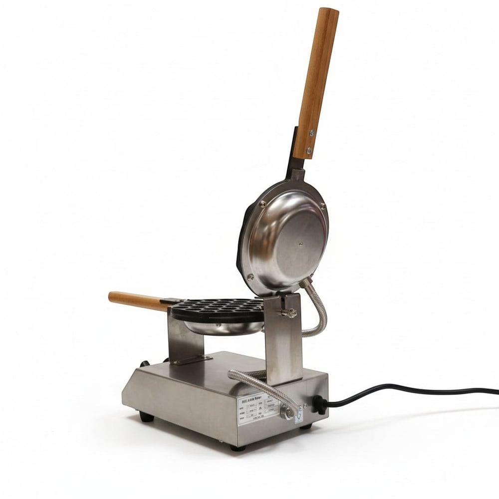 Bubble Waffle Makinesi  Zaman Ayarlı 1. Kalite Teflon