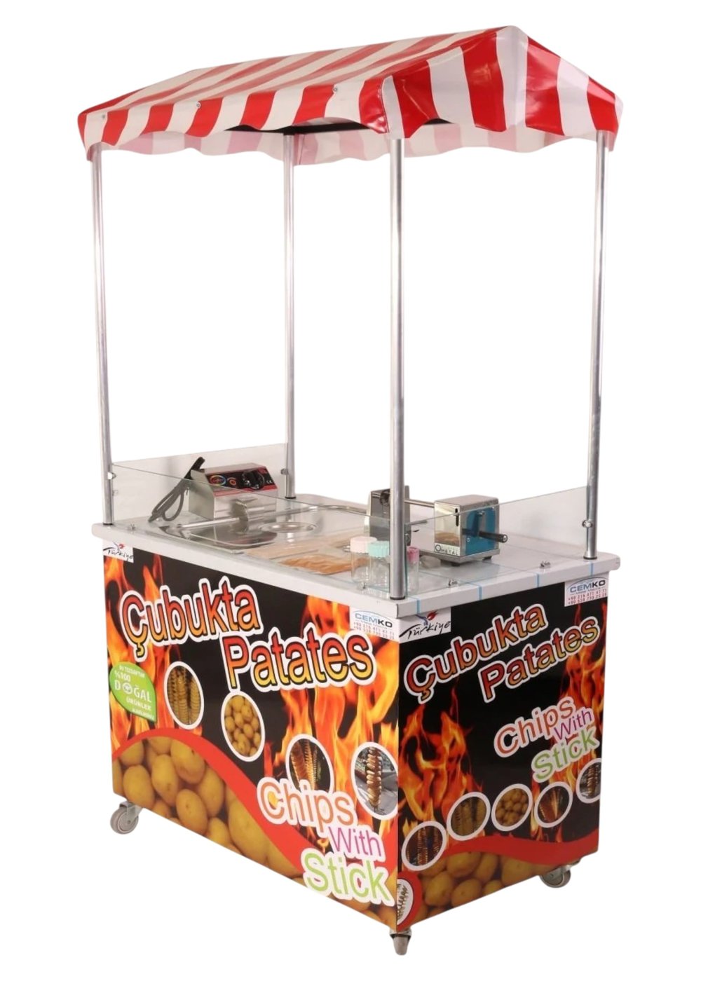 Çubukta Patates Tezgahı 60x100 (Model Kadıköy)