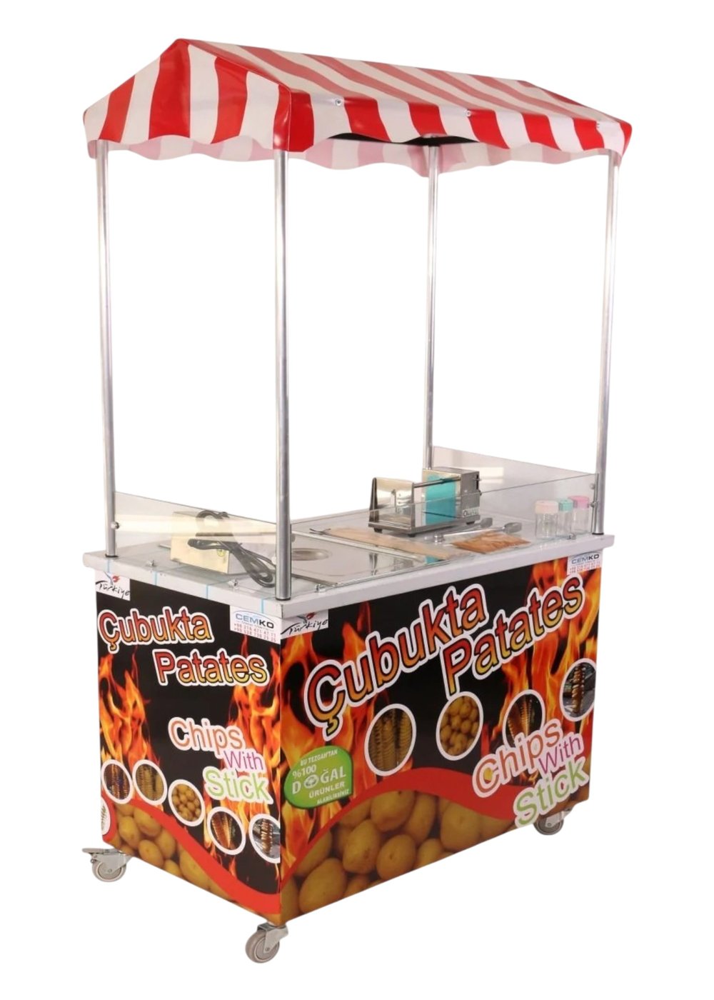 Çubukta Patates Tezgahı 60x100 (Model Kadıköy)