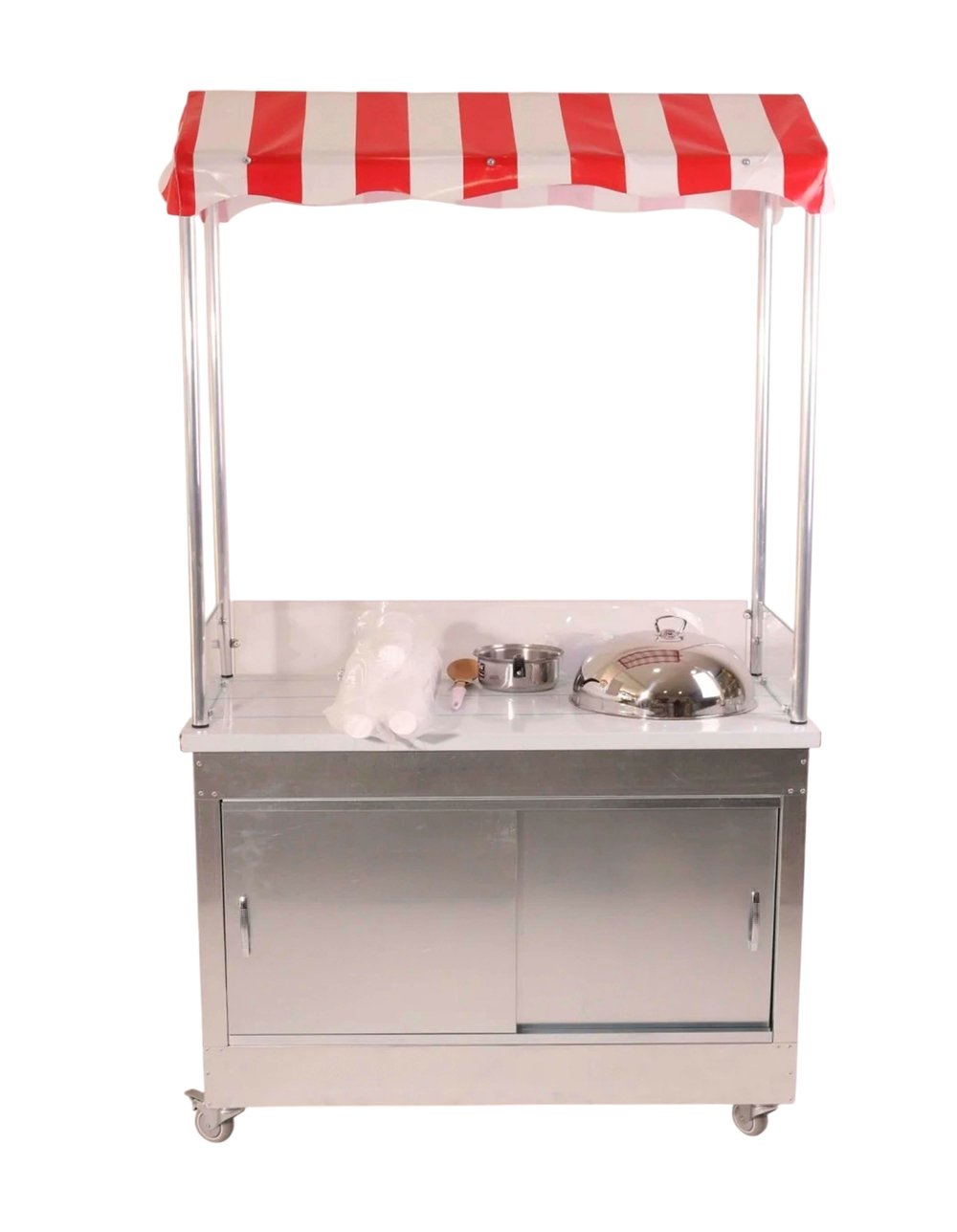 Elektrikli Bardakta Mısır Tezgahı  60x100 cm (Model İstanbul)