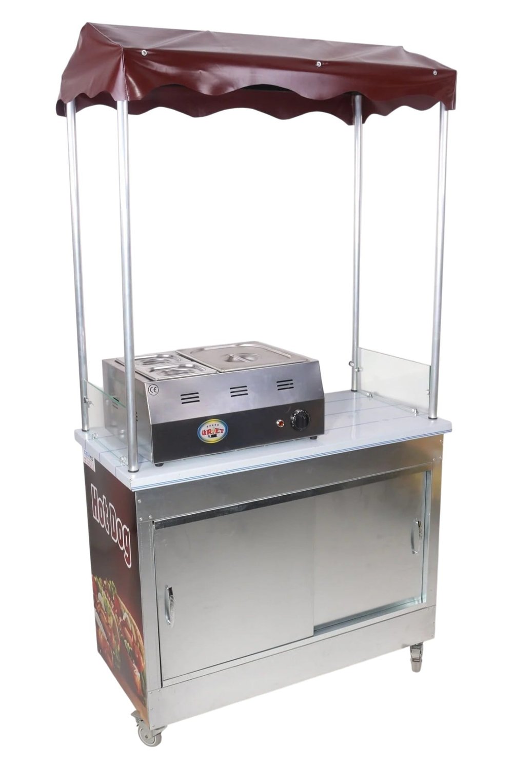 Hotdog Sosisli Arabası 60x100 (Model Muş)