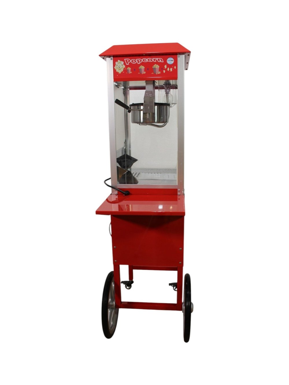 Popcorn Mısır Patlatma Arabası 4 kg Kapasiteli (Model Edremit)